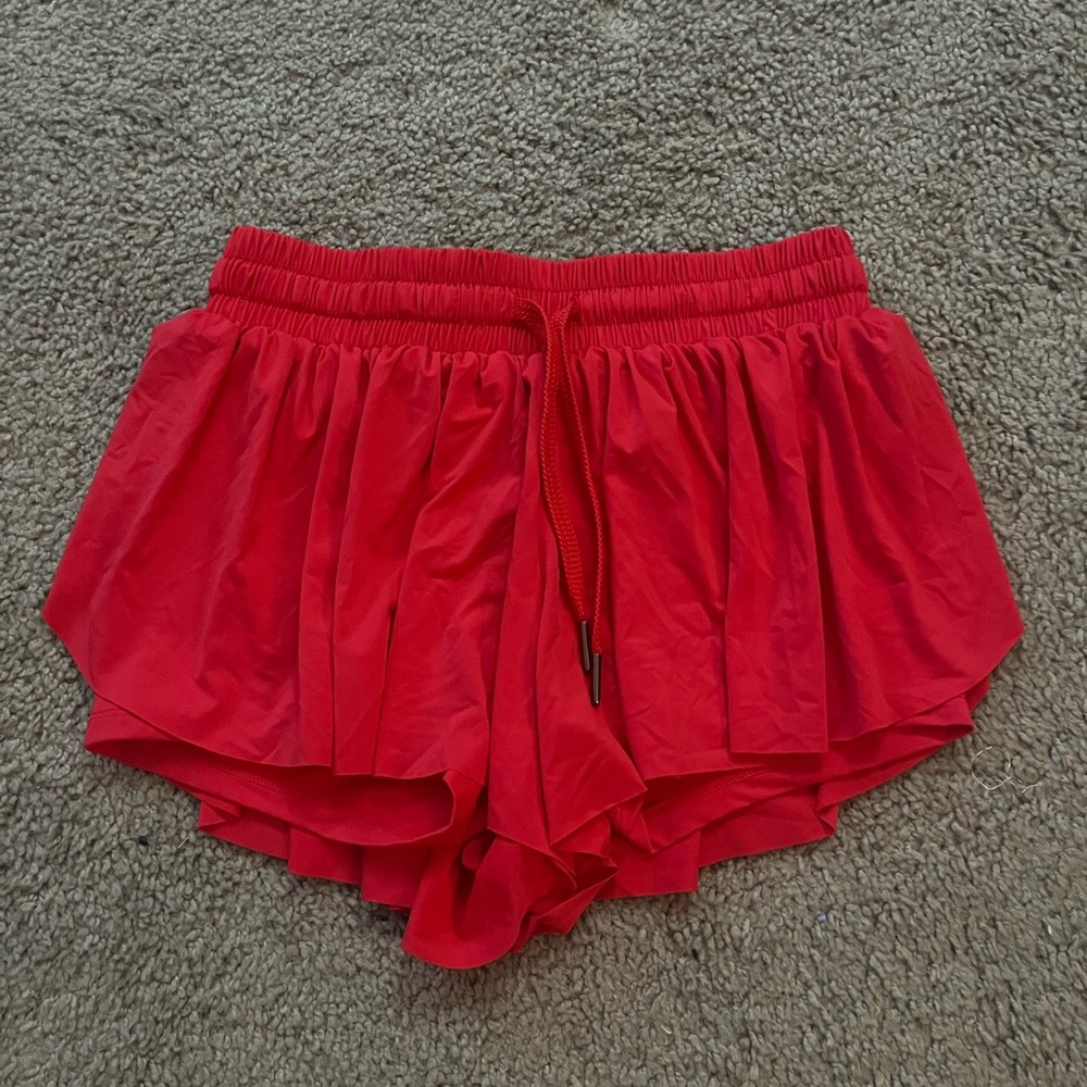 Red Women's Shorts